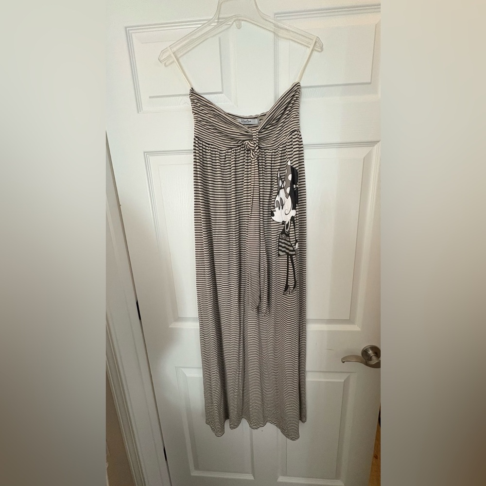 Disney Parks Minnie Mouse Resort Wear Tube Dress striped